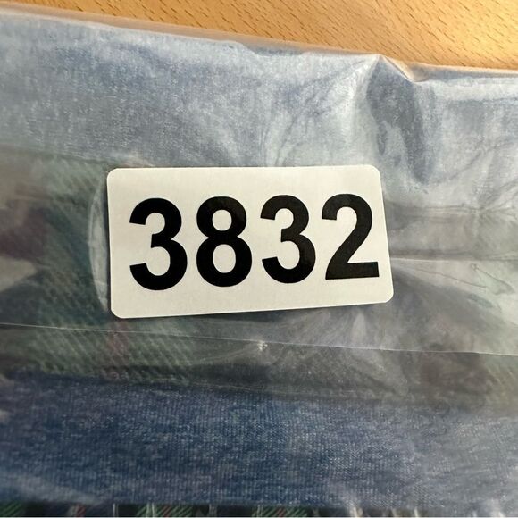 William Murray Polo Shirt Mens XXL Blue Golf Stretch Performance Contrast Plaid - Picture 16 of 16